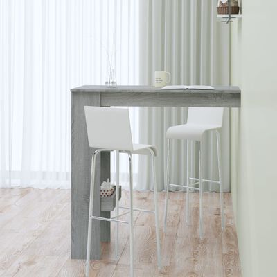 vidaXL Zidni barski stol boja hrasta 102x45x103,5 cm konstruirano drvo