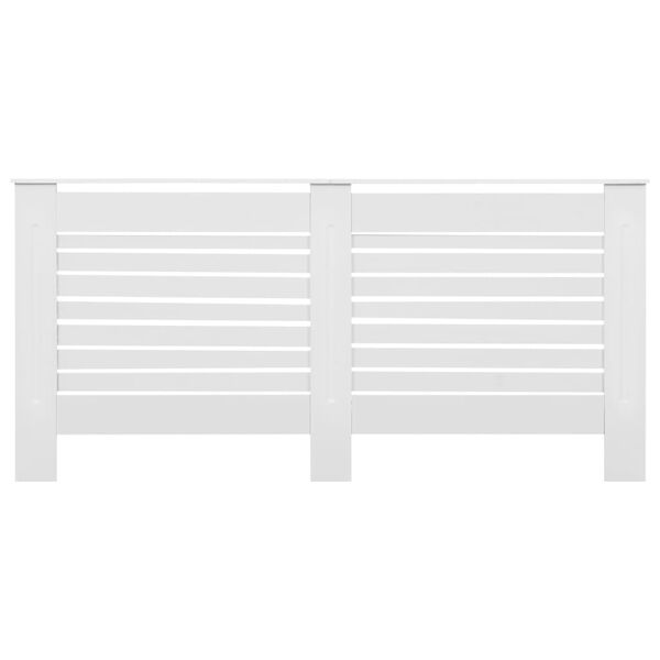vidaXL Pokrovi za radijator 2 kom bijeli 172 x 19 x 81,5 cm MDF