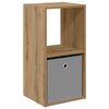 vidaXL Noćni ormarić s ladicama Umjetnički hrast 35 x 32 x 68,5 cm