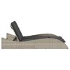vidaXL Ležaljka za sunčanje s jastucima 114x205x73 cm poliratan