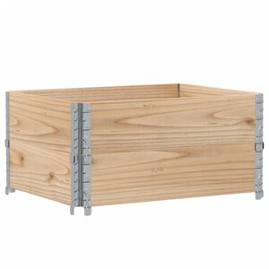 vidaXL Okviri za palete 2 kom 80 x 60 cm od masivne borovine