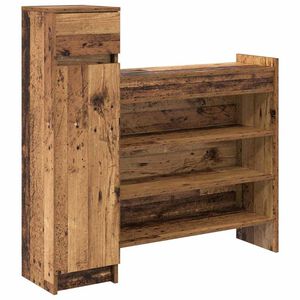 vidaXL Ormar za cipele 100,5 x 28 x 100 cm Konstruirano drvo