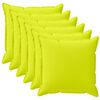 vidaXL Presvlaka za jastuk 6 kom. HOUTEN Svijetlo zelena. 30 x 30 cm