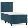 vidaXL Box spring krevet s madracem tamnoplavi 100x200 cm bar&scaron;unasti
