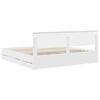 vidaXL Krevetna konstrukcija Bijelo 200 x 200 cm Inženjersko Drvo