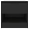 vidaXL Noćni ormarići 2 kom crni od konstruiranog drva