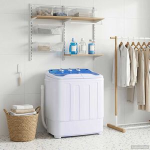 vidaXL Mini Perilica za Rublje s Dvostrukim Bubnjem 5,6 kg