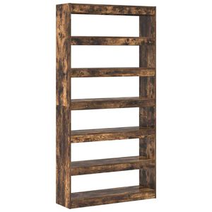 vidaXL Ormarić za knjige 6 razina 100 x 30 x 198 cm Konstruirano drvo