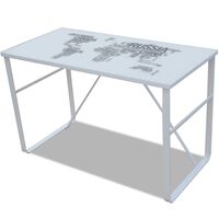 Pravokutni stol s tiskanom površinom, karta svijeta