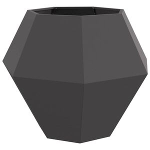 vidaXL Sadilica Crna 100 x 100 x 80 cm Čelik
