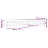 vidaXL Stalak za monitor 100x27x15 cm od masivne borovine