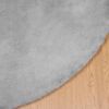 vidaXL Faux Rabbit Fur Rug Olite Siva &Oslash; 120 cm Poliester