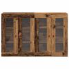 vidaXL Ormarčići montirani na zid 2 pcs Staro drvo 69,5 x 34 x 90 cm