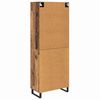 vidaXL Highboard Staro drvo 69,5 x 34 x 180 cm Konstruirano drvo