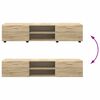 vidaXL Set TV komoda s ladicama FLORIN Sonoma hrast Konstruirano drvo