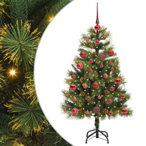 vidaXL Umjetno Drvo za Božić s &Scaron;i&scaron;arkama Zelena 120 cm