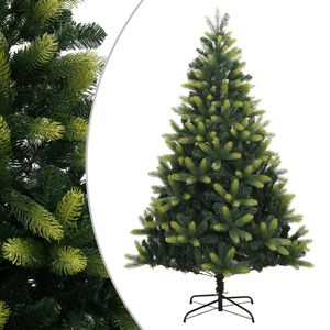 vidaXL Umjetno božićno drvce sa &scaron;arkama i stalkom 120 cm