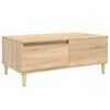 vidaXL Stolić za kavu boja hrasta 90x50x36,5 cm konstruirano drvo