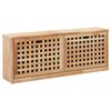vidaXL Klupa za pohranu cipela od masivne orahovine 94 x 20 x 38 cm