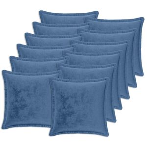 vidaXL Jastuk za bacanje 12 kom. HOUTEN Svjetloplava 40 x 40 cm Flanel