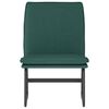 vidaXL Ležaljka tamnozelena 52 x 75 x 76 cm od tkanine