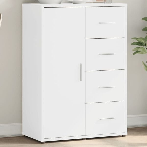 vidaXL Komoda bijela 60x31x84 cm od konstruiranog drva