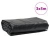 vidaXL Cerada antracit 3 x 5 m 650 g/m&sup2;