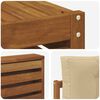vidaXL Set vanjskih sofa s jastukom 7 pcs Prirodna i bež