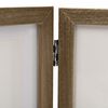 vidaXL Trodijelni okvir za fotografije smeđi 28x18 cm + 2 x (13x18 cm)