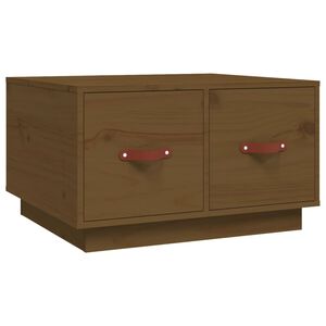 vidaXL Stolić za kavu boja meda 60 x 53 x 35 cm od masivne borovine