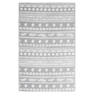 vidaXL Vanjski tepih ARAKIL sivi 160 x 230 cm PP