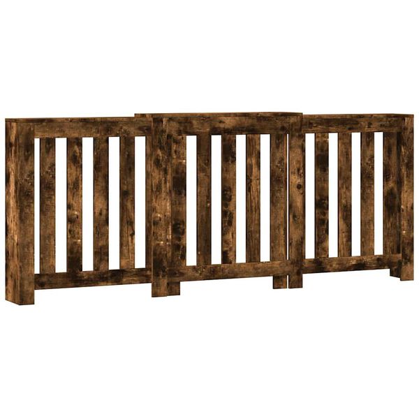 vidaXL Pokrov za radijator hrasta sonome 205x21,5x83,5 cm