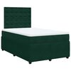 vidaXL Krevet box spring s madracem tamnozeleni 120x190 cm bar&scaron;unasti