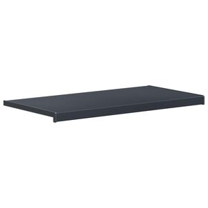 vidaXL Prozorska klupčica Antracit s drvenim uzorkom 60 x 45 x 4,5 cm