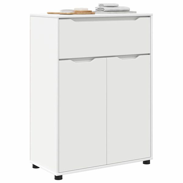 vidaXL Kupaonski ormar Bijelo 72,5 x 36,5 x 100 cm Konstruirano drvo