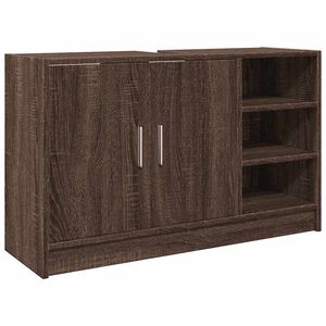 vidaXL Ormarić za umivaonik smeđa boja hrasta 90 x 29 x 55 cm drveni