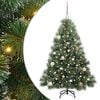 vidaXL Umjetno božićno drvce s stalakom Zelena 150 cm PE i PVC