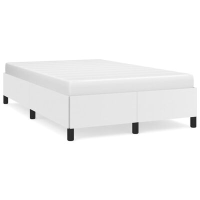 vidaXL Okvir kreveta bijeli 120 x 190 cm od umjetne kože
