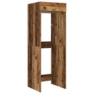 vidaXL Ormar za perilicu rublja Staro drvo 67,5 x 68 x 200 cm