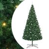 vidaXL Božićno drvce s ukrasnim gudačkim svjetlima Zelena 400 cm PVC