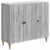 vidaXL Kreveta Siva sonoma 89 x 34,5 x 80 cm Konstruirano drvo