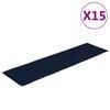 vidaXL Prostirke za stepenice samoljepljive 15 kom 76x20 cm tamnoplave pravokutne
