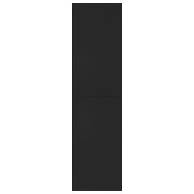 vidaXL Ormarić za knjige / sobna pregrada crni 155x24x160 cm drveni