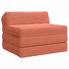 vidaXL Sofa na razvlačenje Crvena narančasta 200 x 70 x 10 cm