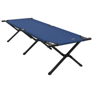 vidaXL Sklopivi kamperski krevet Plava 193 x 69 x 45 cm Oxford tkanina