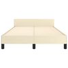 vidaXL Okvir kreveta bez madraca krem 120x190 cm umjetne kože