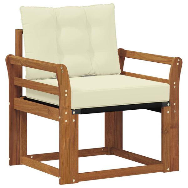 vidaXL Set vanjskih sofa Čvrsto drvo akacije i Textilene