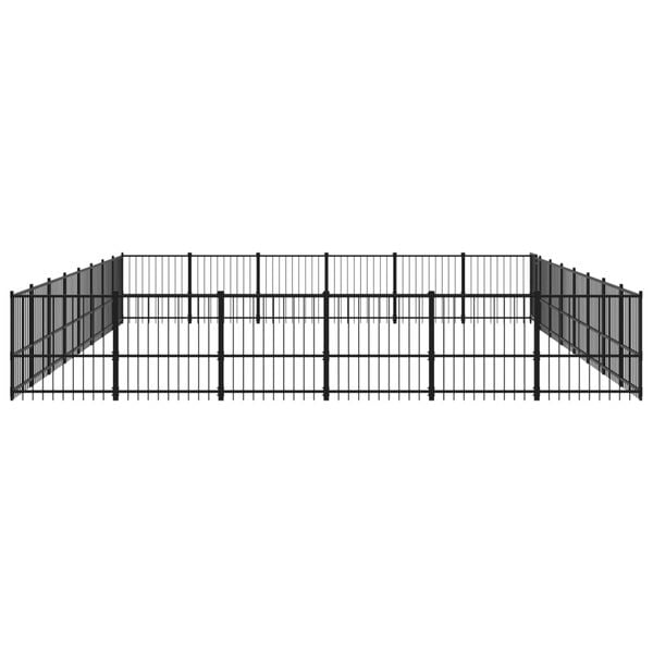 vidaXL Vanjski kavez za pse čelični 45,16 m&sup2;