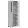 vidaXL Highboard FLORIN Siva Sonoma 60 x 35 x 182 cm Konstruirano drvo