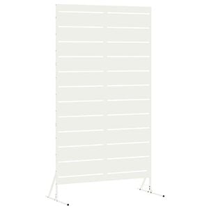vidaXL Zaslon za privatnost Bijelo 100 x 50 x 180 cm Čelik